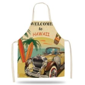 Household Halter Anti-fouling Linen Apron
