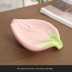 Rose Ceramic Soap Box Draining Household