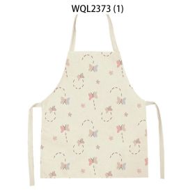 Anti-fouling Cartoon Apron Kitchen Printing Sleeveless Blouse