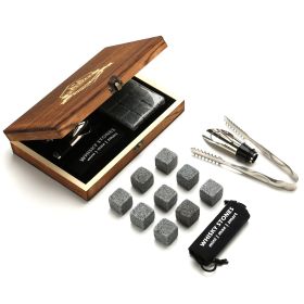 Whiskey Stones Gift Set  9 Granite Chilling